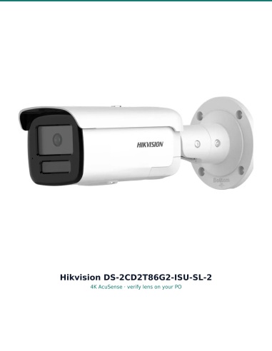 Hikvision DS-2CD2T86G2-ISU/SL-2(2.8mm)(C) — dimensions / reference