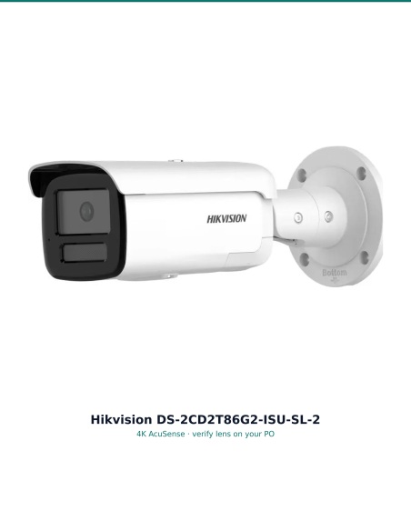 Hikvision DS-2CD2T86G2-ISU/SL-2(2.8mm)(C) — dimensions / reference Hikvision DS-2CD2T86G2-ISU/SL-2(2.8mm)(C) — dimensions / reference