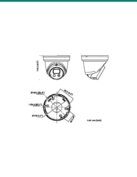 Hikvision DS-2CD2386G2-ISU/SL — mechanical dimensions, Hikvision datasheet