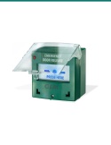 Gianni CP-32GBZ-LB Resettable Emergency Call Point — Green, Backlit, 80dB Buzzer, DPDT, 12/24 VDC