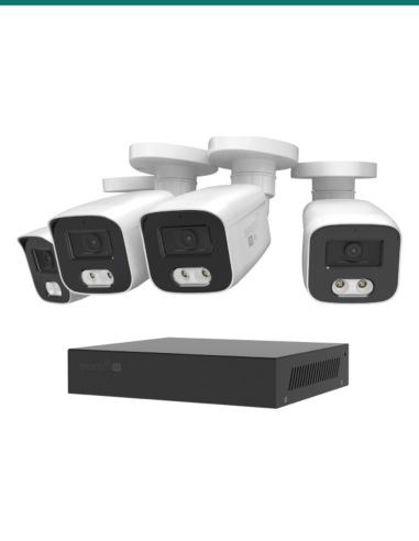 Swann EliteX 6K/12MP NVR Security System with 4 Bullet Cameras — SWNVK-8EX412MPB