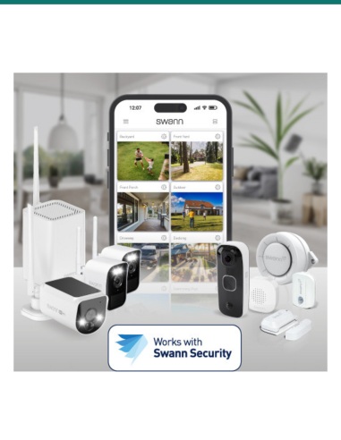 Swann EliteX 6K/12MP NVR Security System with 4 Bullet Cameras — SWNVK-8EX412MPB