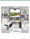Swann EliteX 6K/12MP NVR Security System with 4 Bullet Cameras — SWNVK-8EX412MPB