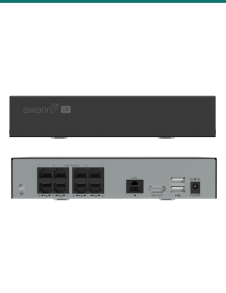 Swann EliteX 6K/12MP NVR Security System with 4 Bullet Cameras — SWNVK-8EX412MPB
