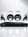 IVSEC 4K 8MP Smart IP 2TB 4CH 4x820 Bullet & Dome Cameras UHD NVR CCTV Security System (4x4)