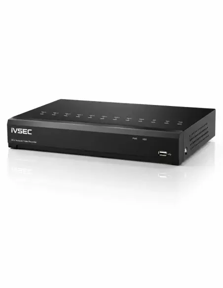 IVSEC 4K 8MP Smart IP 2TB 4CH 4x820 Bullet & Dome IVK4L-8202B2D