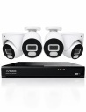 IVSEC 4K 8MP Smart IP 2TB 4CH 4x820 Bullet & Dome Cameras UHD NVR CCTV Security System (4x4)