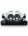 IVSEC 4K 8MP Smart IP 2TB 4CH 4x820 Bullet & Dome Cameras UHD NVR CCTV Security System (4x4)