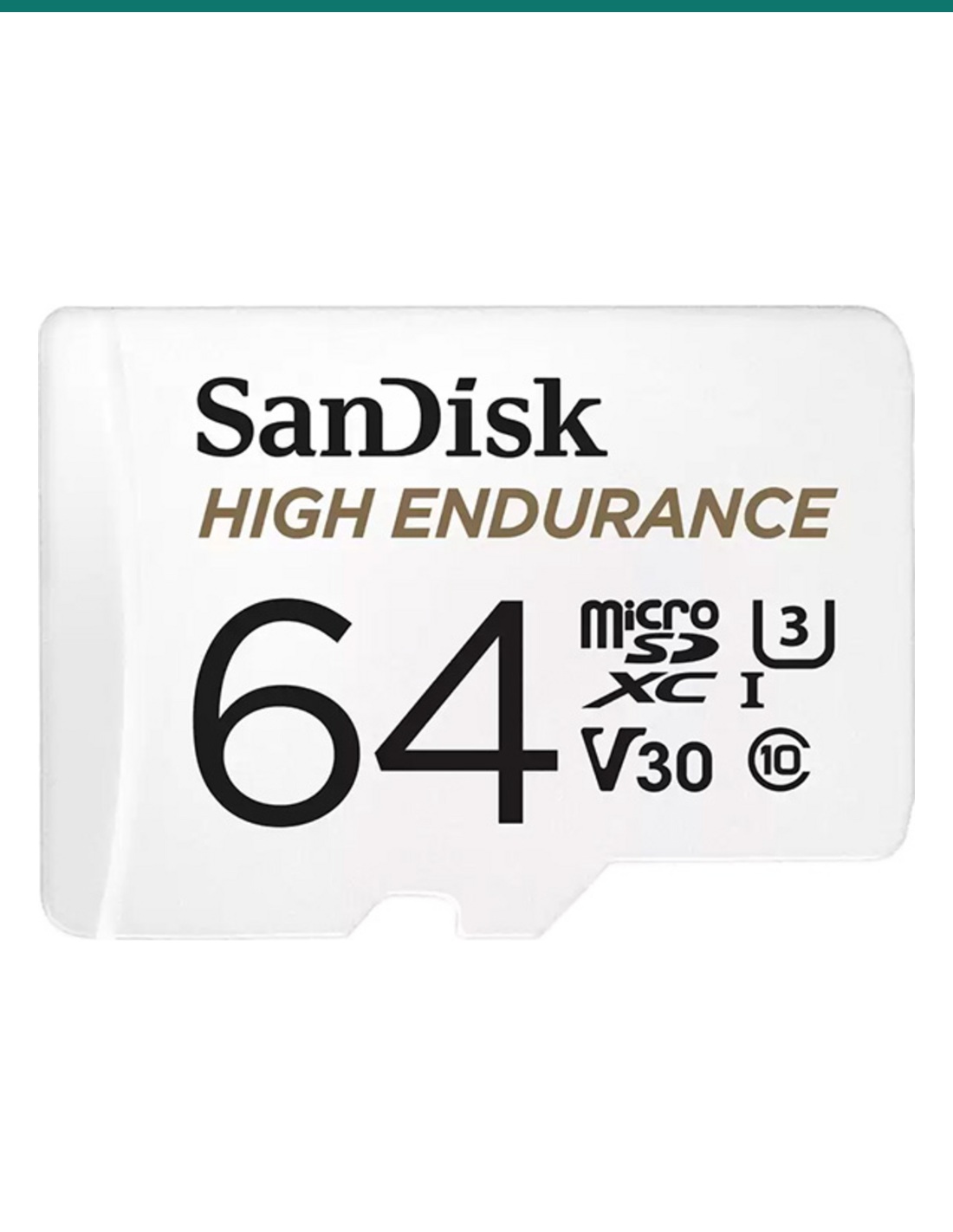 SanDisk High Endurance Surveillance MicroSD Card 64GB — MICROSD64GBHE
