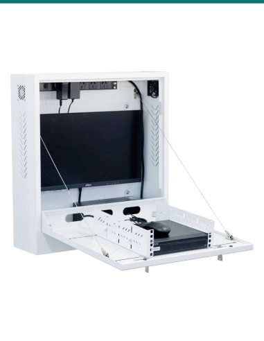 Datatek Vertical Wall Mount Security Cabinet - 24SECCAB