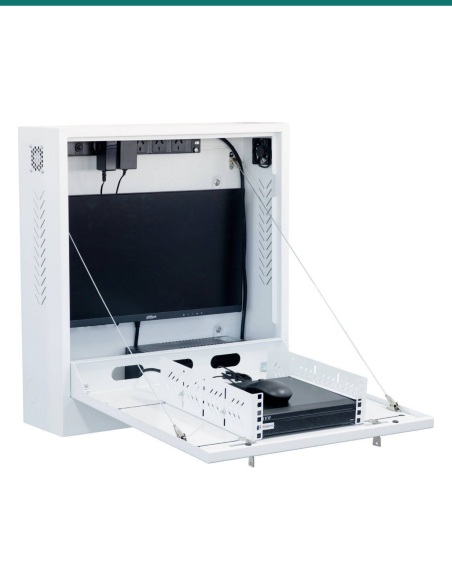 Datatek Vertical Wall Mount Security Cabinet - 24SECCAB