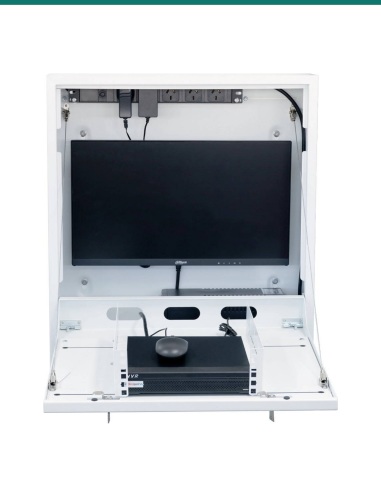 Datatek Vertical Wall Mount Security Cabinet - 24SECCAB