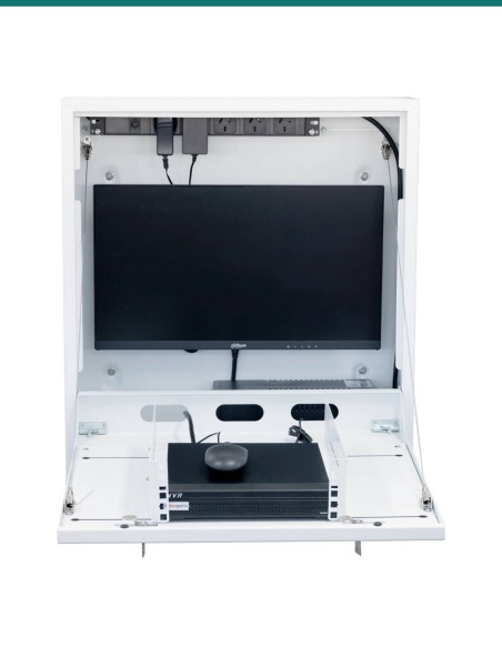 Datatek Vertical Wall Mount Security Cabinet - 24SECCAB
