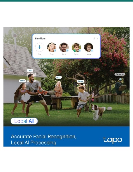 TP-Link Tapo TC46 Outdoor Pan/Tilt Security Wi-Fi Camera (4K 8MP)