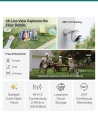 TP-Link Tapo TC46 Outdoor Pan/Tilt Security Wi-Fi Camera (4K 8MP)