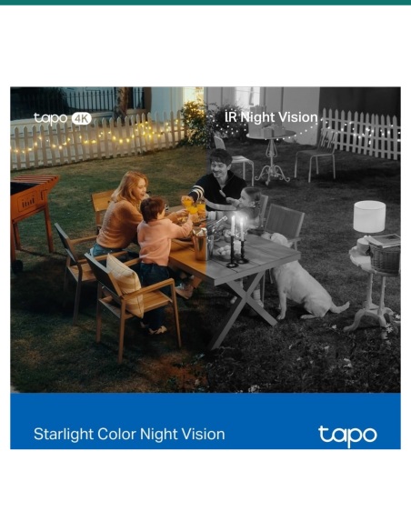 TP-Link Tapo TC46 Outdoor Pan/Tilt Security Wi-Fi Camera (4K 8MP)