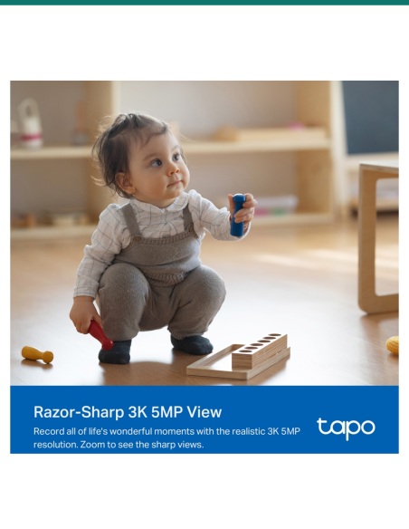 TP-Link Tapo C232 Pan/Tilt Home Security Wi-Fi Camera (5MP)