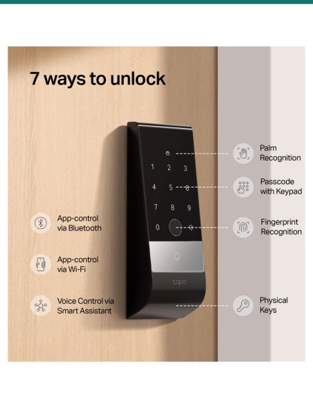 TP-Link Tapo DL130 Palm Access & Fingerprint Smart Lock