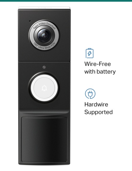 TP-Link Tapo D235 Video Doorbell Camera (2K 5MP) TP-Link Tapo D235 Video Doorbell Camera (2K 5MP)