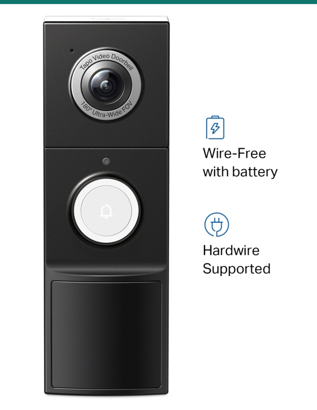 TP-Link Tapo D235 Video Doorbell Camera (2K 5MP)