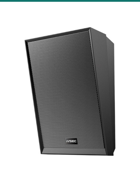 IVSEC 15W SIP Black Wall Speaker with Mic — IVNS200YA-BLK