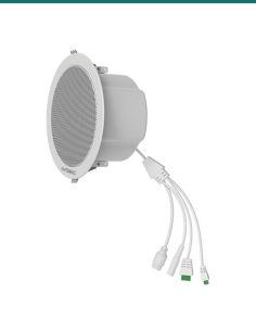 IVSEC 10W SIP White Ceiling Speaker with Mic — IVNS300YA