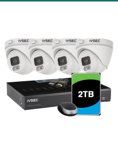 IVSEC LX Series 4MP 4-Camera Kit with 2TB 4CH NVR — LVK-000B