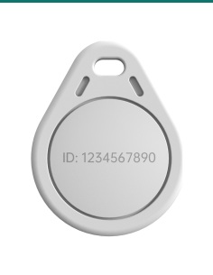 Akuvox RFID key fob 13.56mhz MIFARE 1k eeprom — AK-FOB-F08