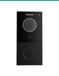 Akuvox SIP video door bell with relay & Wi-Fi black — AK-E12W-BLACK