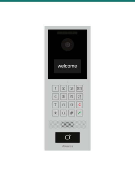 Akuvox SIP intercom with keypad and rf card reader — AK-S532