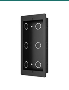 Akuvox R20a / r25a in wall installation kit - black — AK-R20INWALLK-BLACK