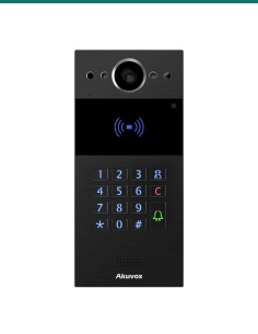 Akuvox SIP intercom with keypad and rf card reader black — AK-R20K-BLACK