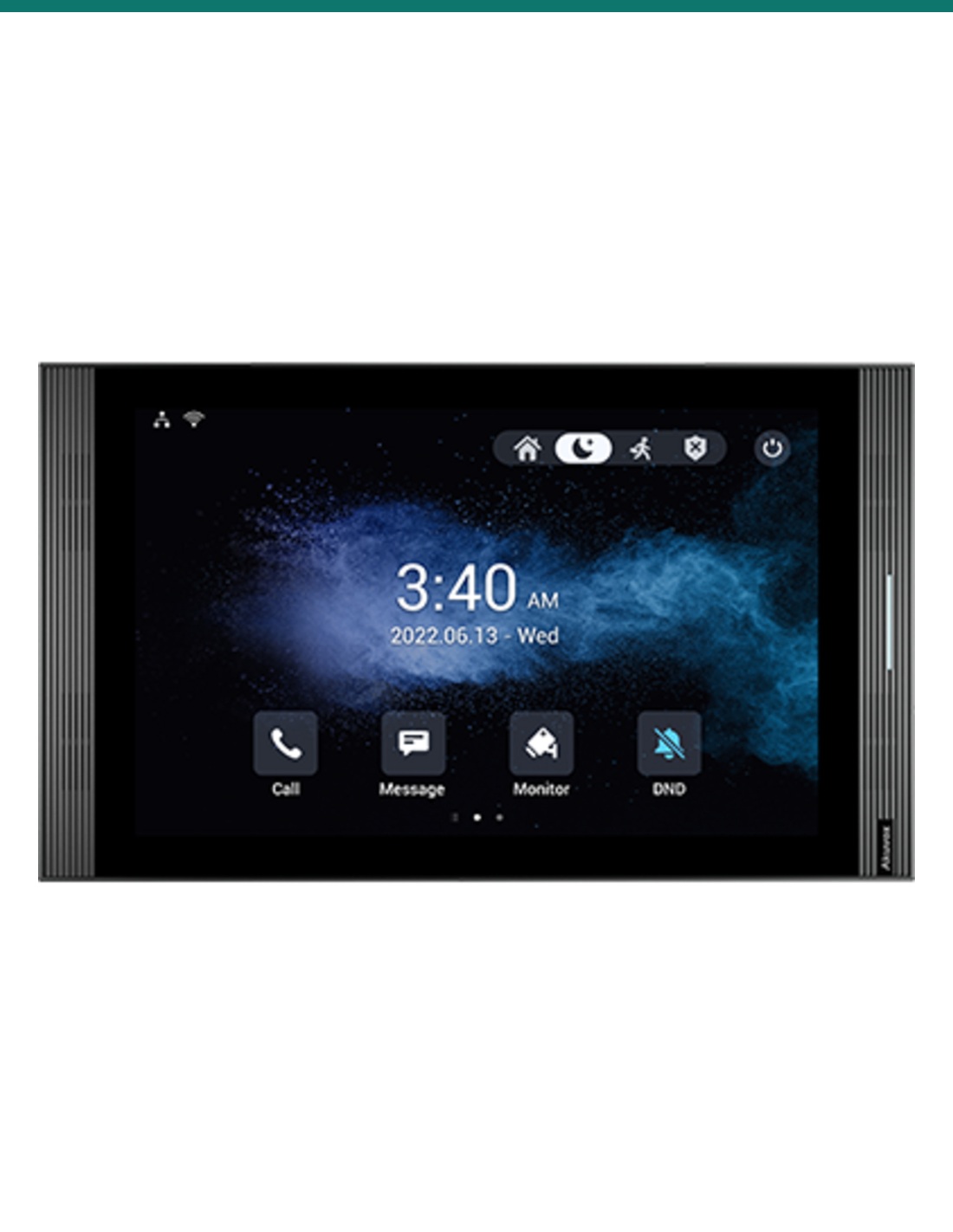 Akuvox 10.1" SIP indoor unit with Wi-Fi and camera in grey — AK-S567G-GREY