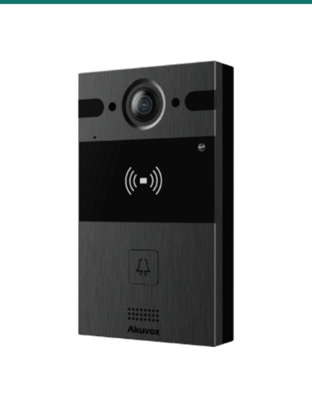 Akuvox Fisheye camera with wide angle 4m pixel 2k2k resolution black — AK-R25A-BLACK