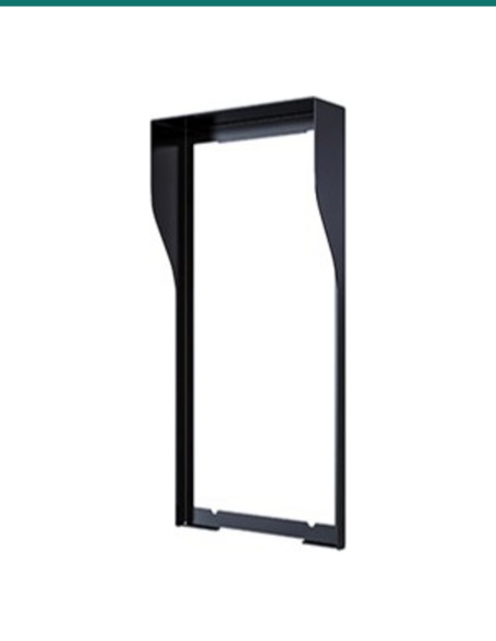 Akuvox R20a / r25a in wall rain hood - black — AK-R20INH-BLACK