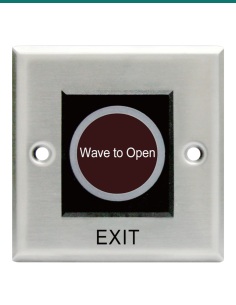 Akuvox Exit button touch free infrared sensor — AK-EB13-SILVER
