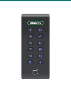 Akuvox plastic wiegand RFID card reader 13.56mhz & 125k ip65 — AK-ACR-CRP11