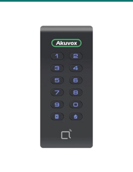 Akuvox plastic wiegand RFID card reader 13.56mhz & 125k ip65 — AK-ACR-CRP11