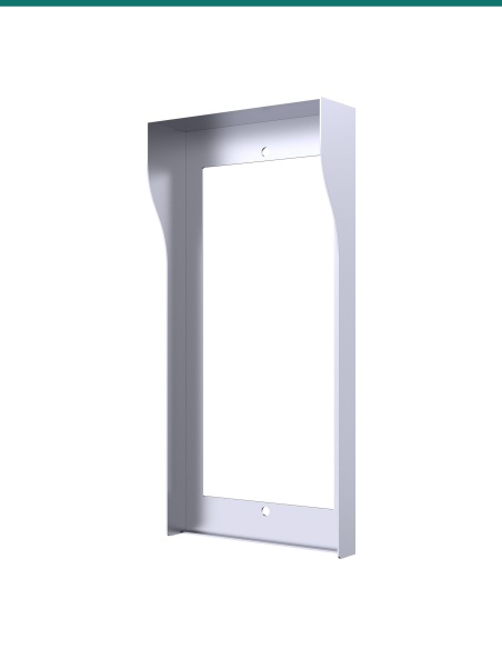 Akuvox R20k/r25k/r20b 2.3.4.5 buttons in wall rain hood - silver — AK-R20KBINH