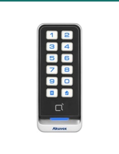 Akuvox aluminium wiegand RFID card reader 13.56mhz & 125khz ip65 — AK-ACR-CRM11