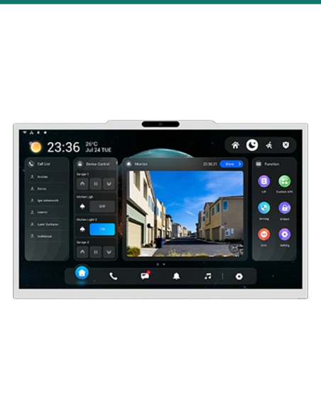 Akuvox 15.6" Android indoor SIP monitor with Wi-Fi and camera HDMI input — AK-X937A