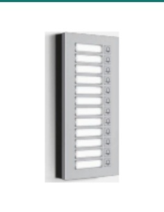 Akuvox Extension keypad 12 nameplates flush mount installation — AK-MD12