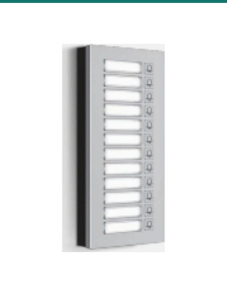 Akuvox Extension keypad 12 nameplates flush mount installation — AK-MD12