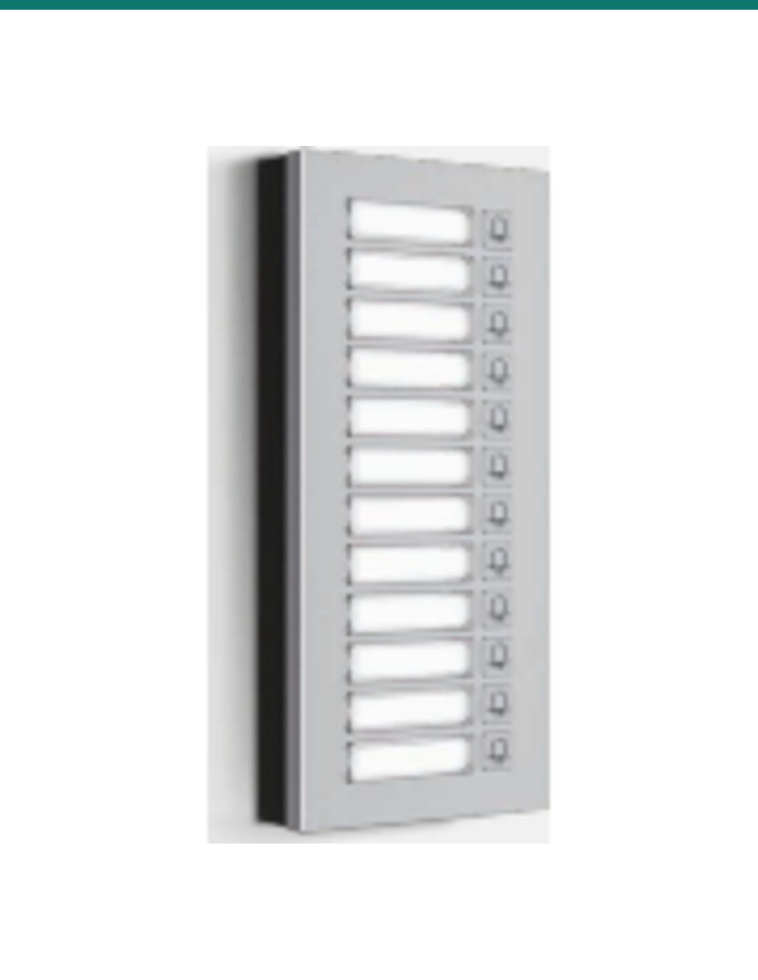 Akuvox Extension keypad 12 nameplates flush mount installation — AK-MD12