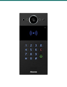 Akuvox SIP intercom with keypad and rf card reader LTE black — AK-R20K-BLACK-L