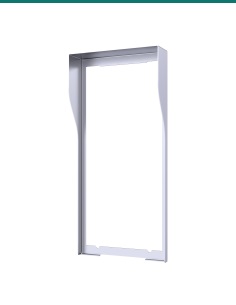 Akuvox R27x/r28x in-wall rain cover silver — AK-R28-7INWALLH