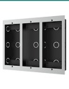 Akuvox Three-module in-wall mounting box for md06 md12 — AK-MD3M-INWALLK