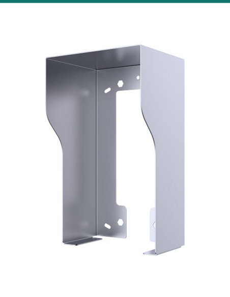 Akuvox E21x rain hood and on wall mount silver — AK-E21ONH