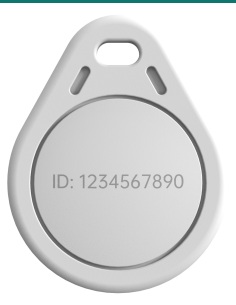 Akuvox FOB-F08 — 13.56 MHz MIFARE 1K RFID key fob