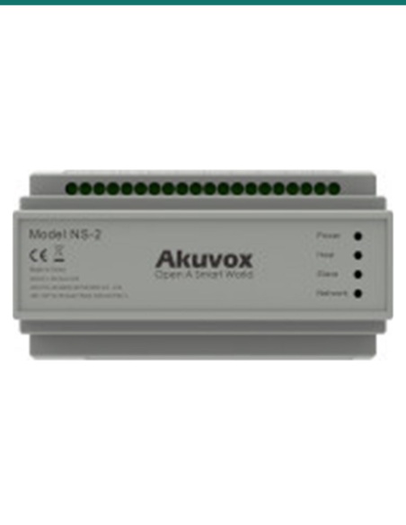 Akuvox NS-2 2-Wire IP Network Switch — AK-NS-2